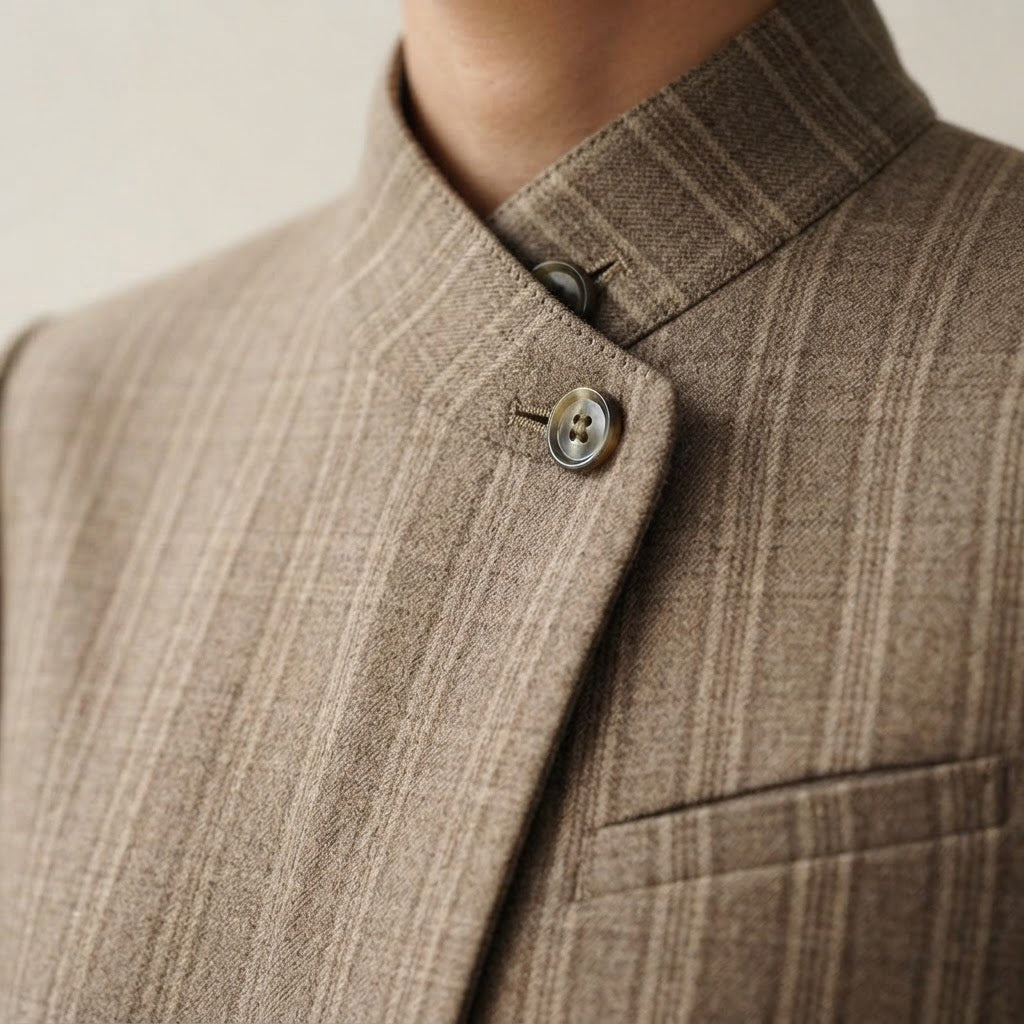 Ella | Sophisticated Blazer for Autumn/Winter - Detail Close-Up