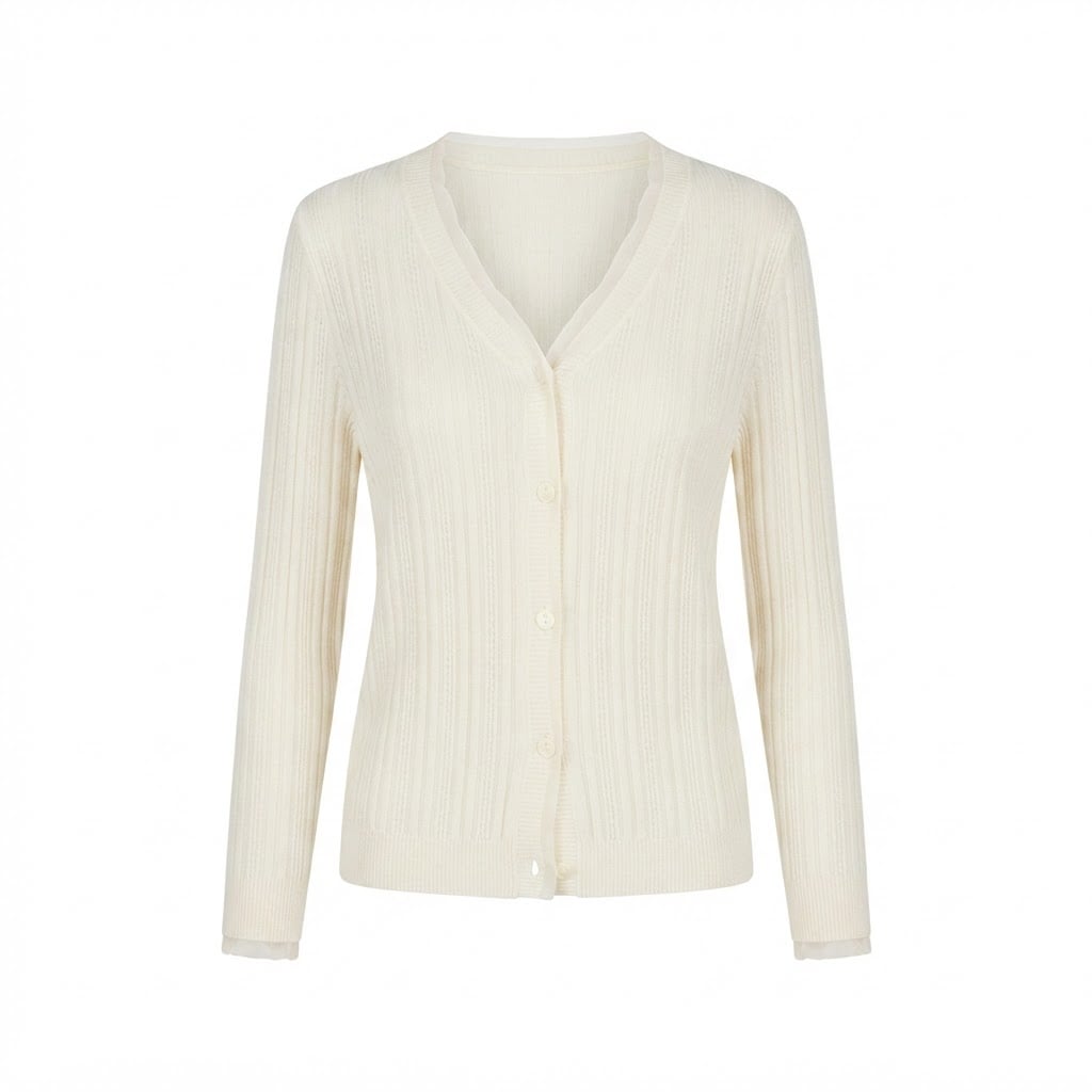 Ella | Timeless Knitted Cardigan for Autumn - Product Photo