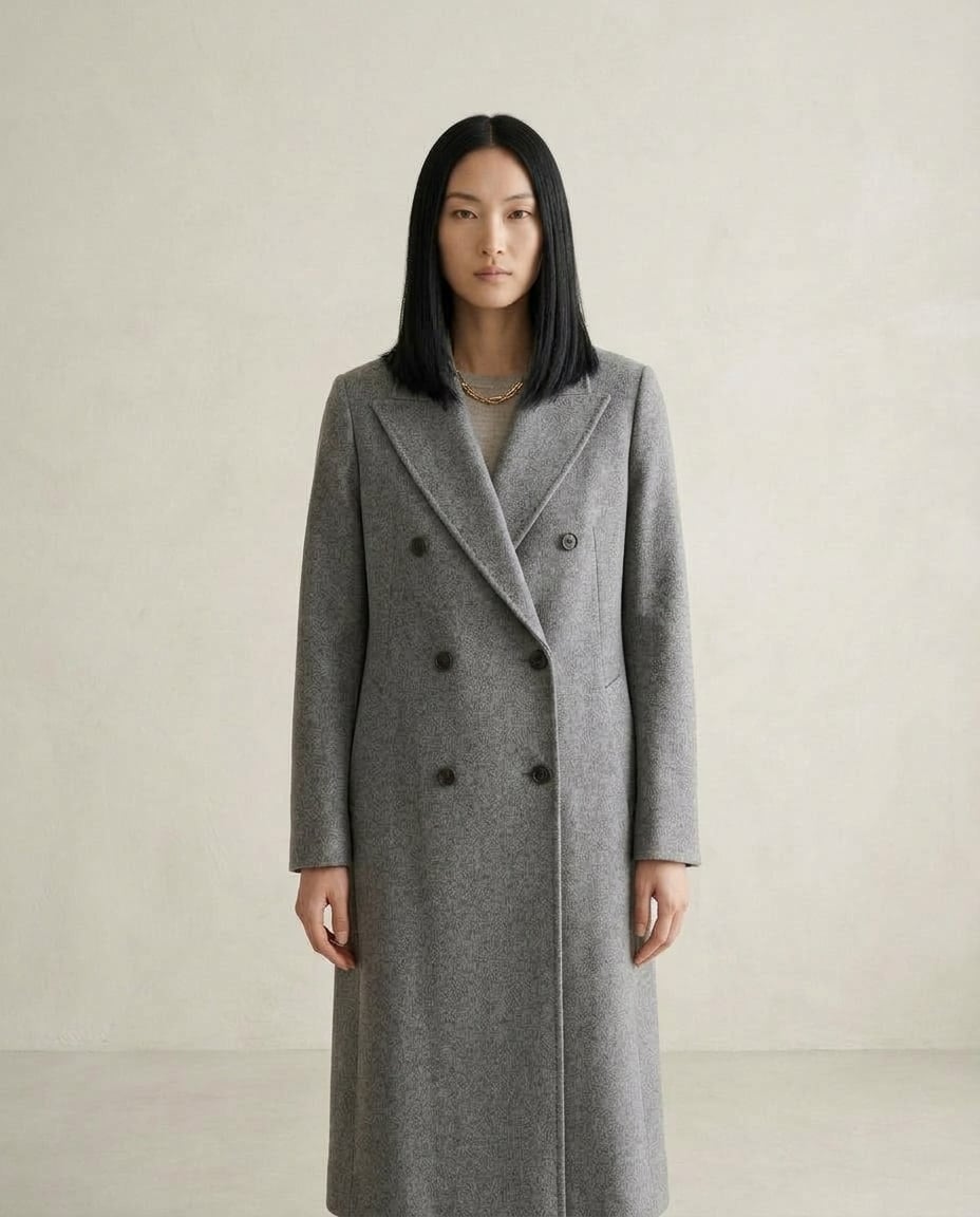 Ella | Timeless Wool Coat for Autumn/Winter — front | Maison Perigee