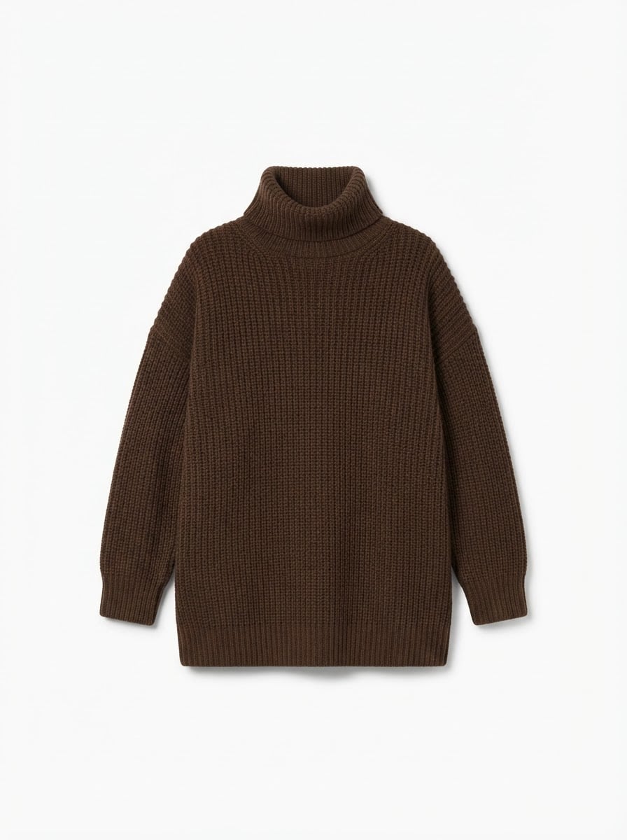Éloïse - Oversized Chunky Knit Jumper - flat lay