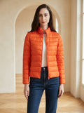 Éloïse - Quilted Puffer Coat - front view