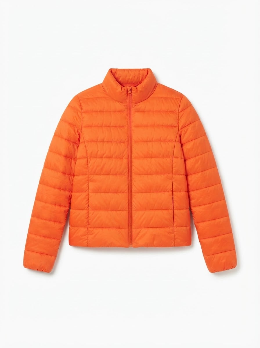 Éloïse - Quilted Puffer Coat - flat lay