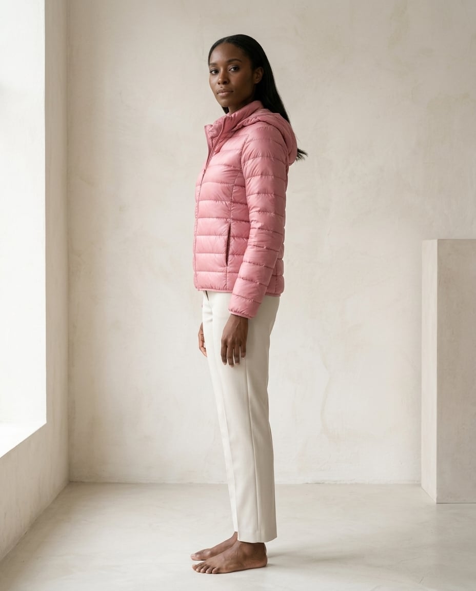 Fleur - Cosy Lightweight Puffer Jacket for Winter - side view