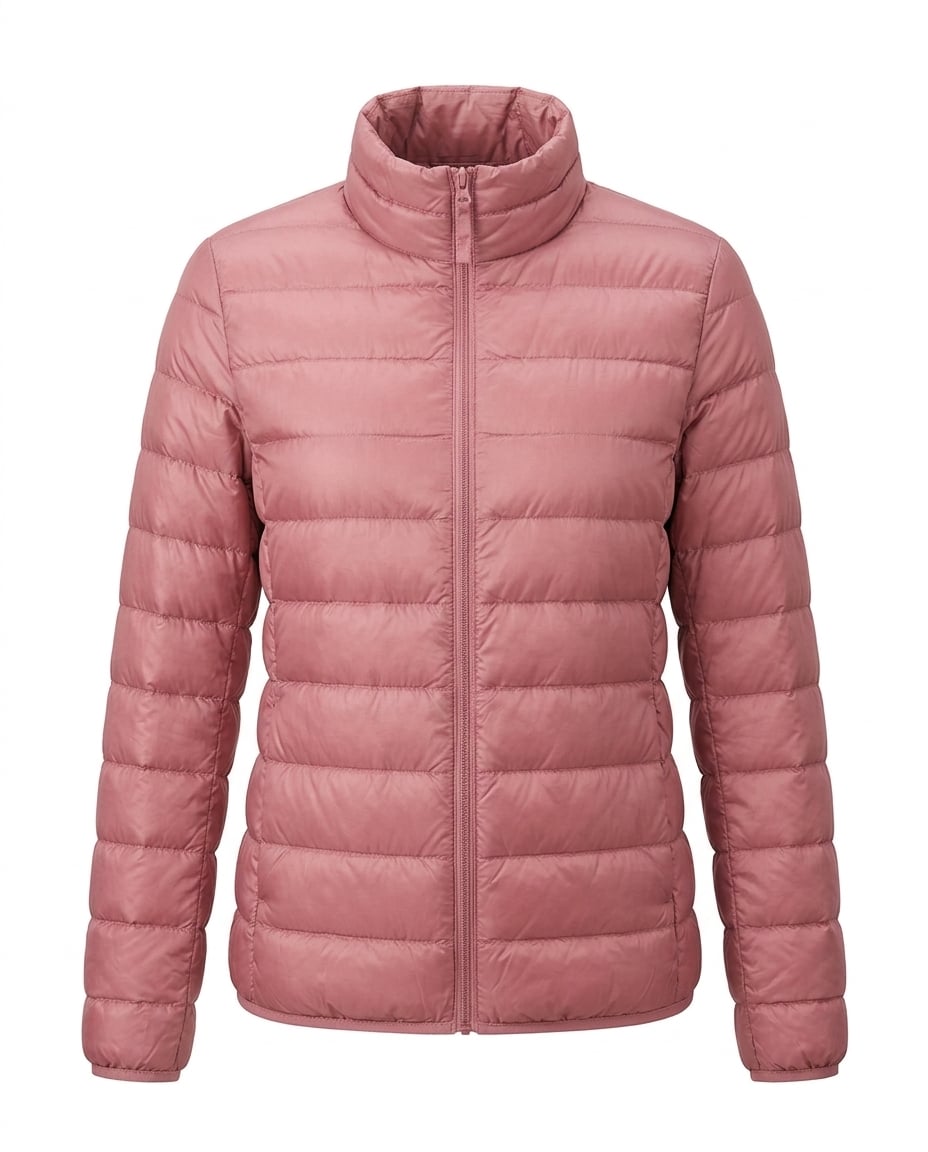 Fleur - Cosy Lightweight Puffer Jacket for Winter - flat lay