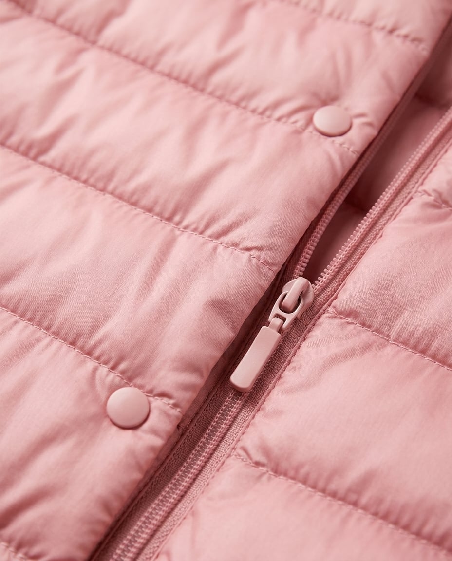 Fleur - Cosy Lightweight Puffer Jacket for Winter - detail close-up