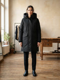 Florence - Hooded Parka Coat for Winter - front view