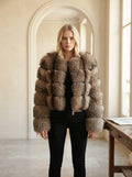 Florence - Luxe Faux Fur Coat for Winter - front view
