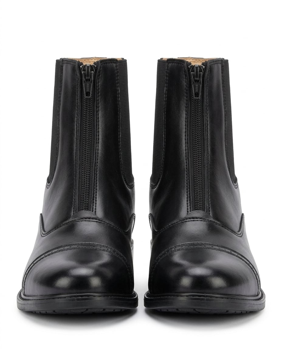 Black ankle boots product photo, white background | Maison Perigee — product