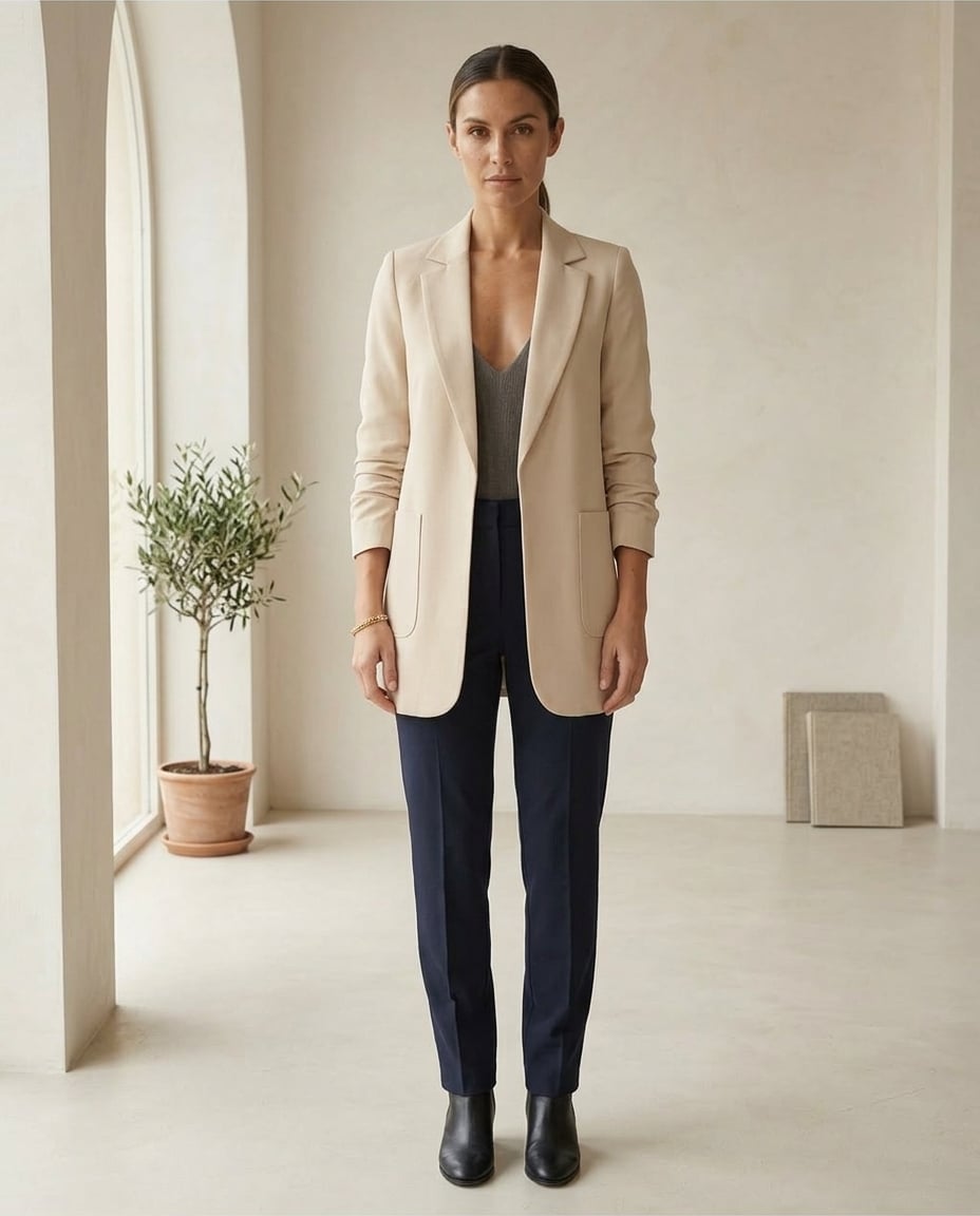 Freya | Effortless Blazer for Autumn/Winter - Front View