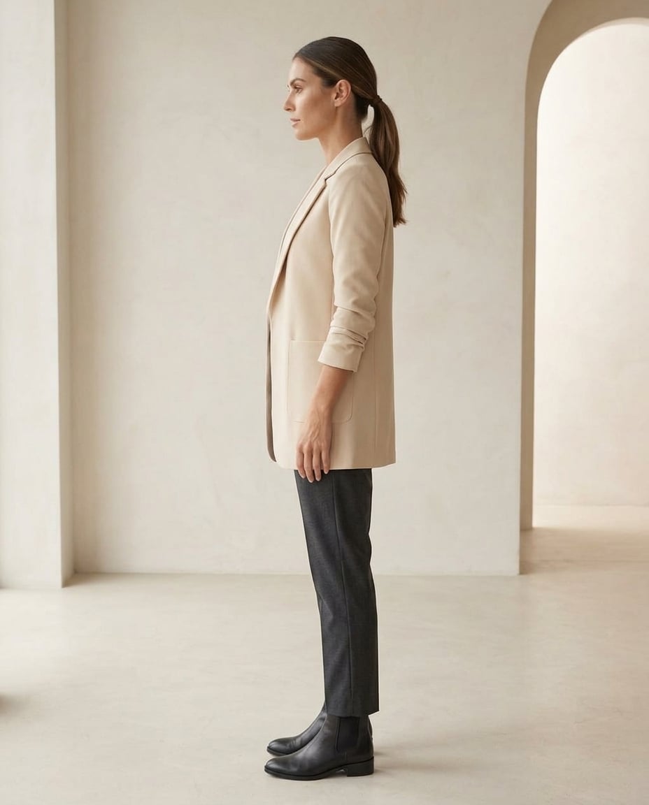Freya | Effortless Blazer for Autumn/Winter - Side View