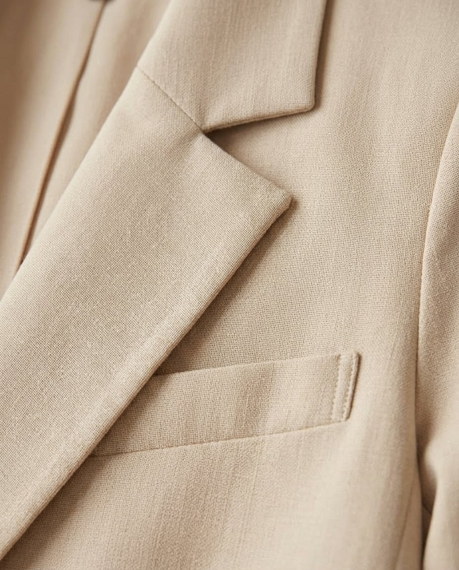 Freya | Effortless Blazer for Autumn/Winter - Detail Close-Up