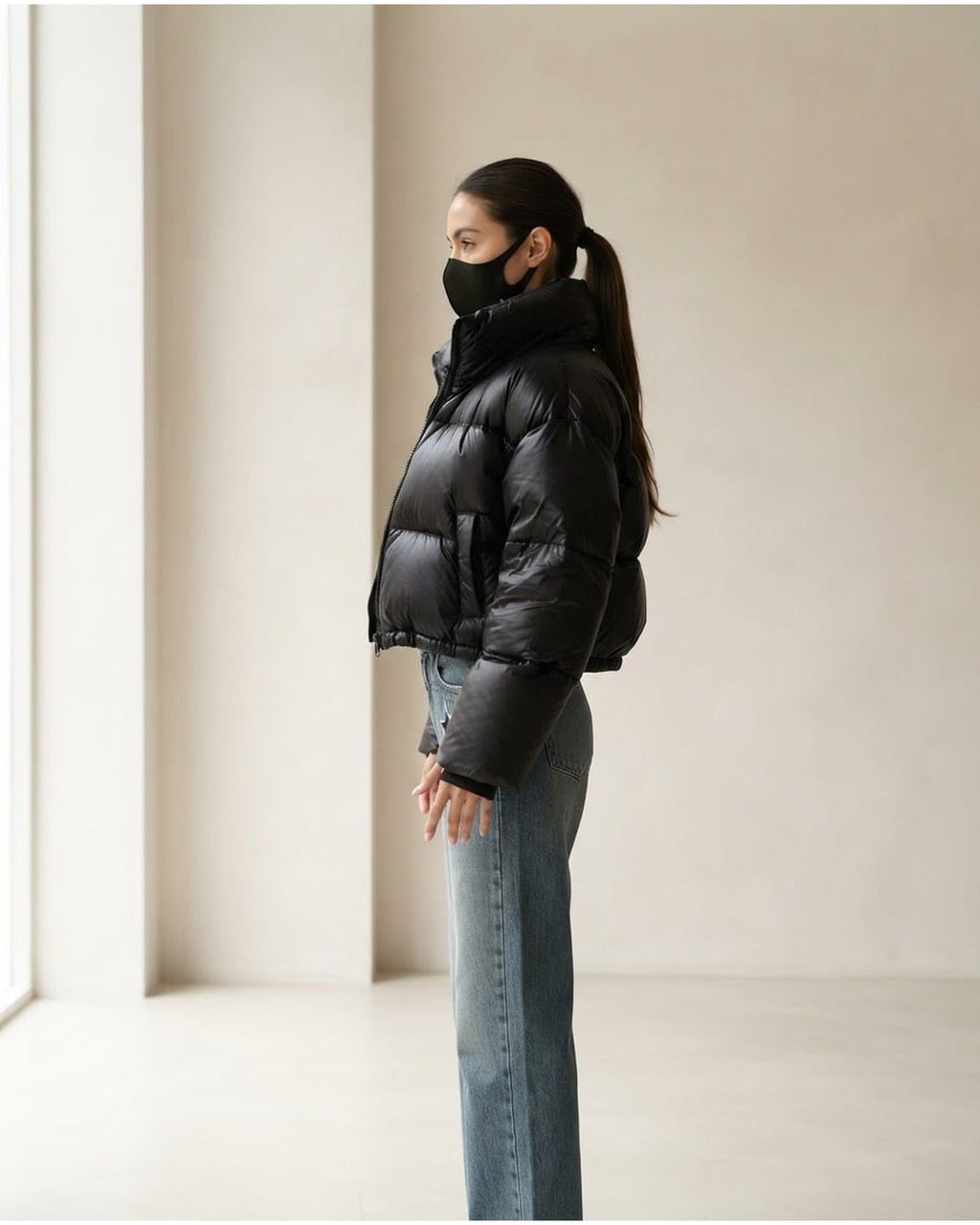 Freya | Effortless Puffer Jacket for Winter - Side View
