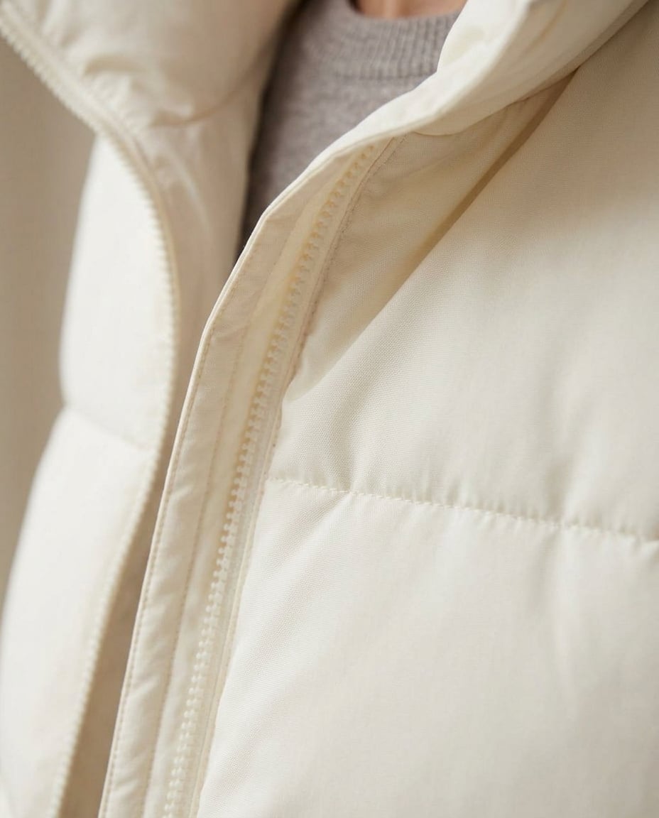 Freya | Effortless Puffer Vest for Autumn/Winter — detail | Maison Perigee