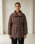 Freya | Elegant Quilted Jacket for Winter — front | Maison Perigee