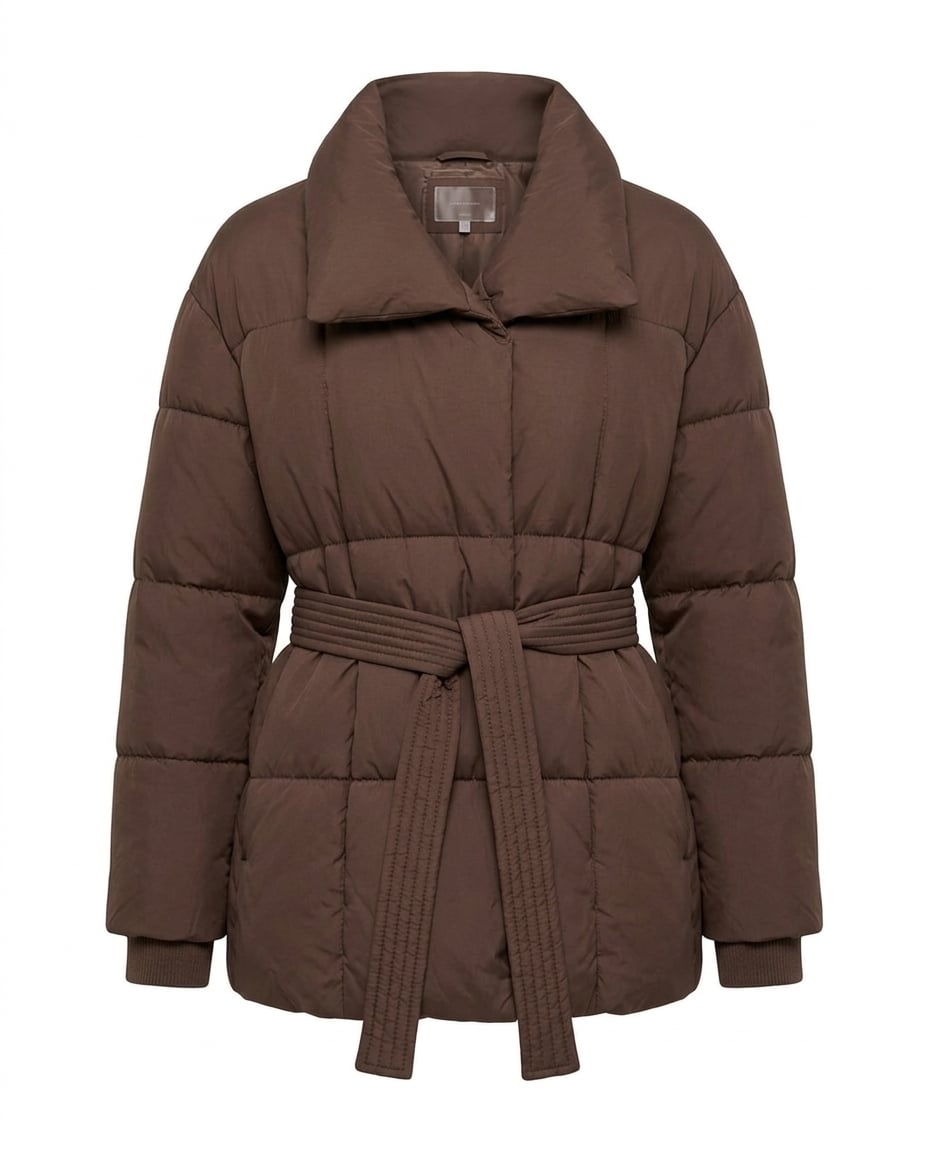 Freya | Elegant Quilted Jacket for Winter — product white bg | Maison Perigee
