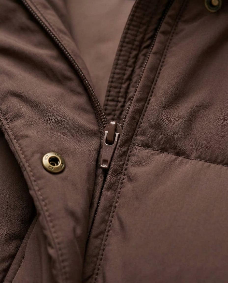 Freya | Elegant Quilted Jacket for Winter — detail | Maison Perigee