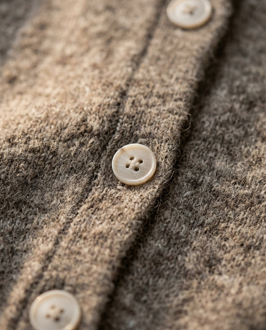 Freya | Refined Cardigan for Autumn/Winter — detail | Maison Perigee
