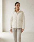 Freya | Refined Quilted Coat for Autumn/Winter — front | Maison Perigee