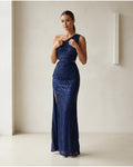 Freya | Sophisticated Evening Gown for Autumn/Winter - Front View