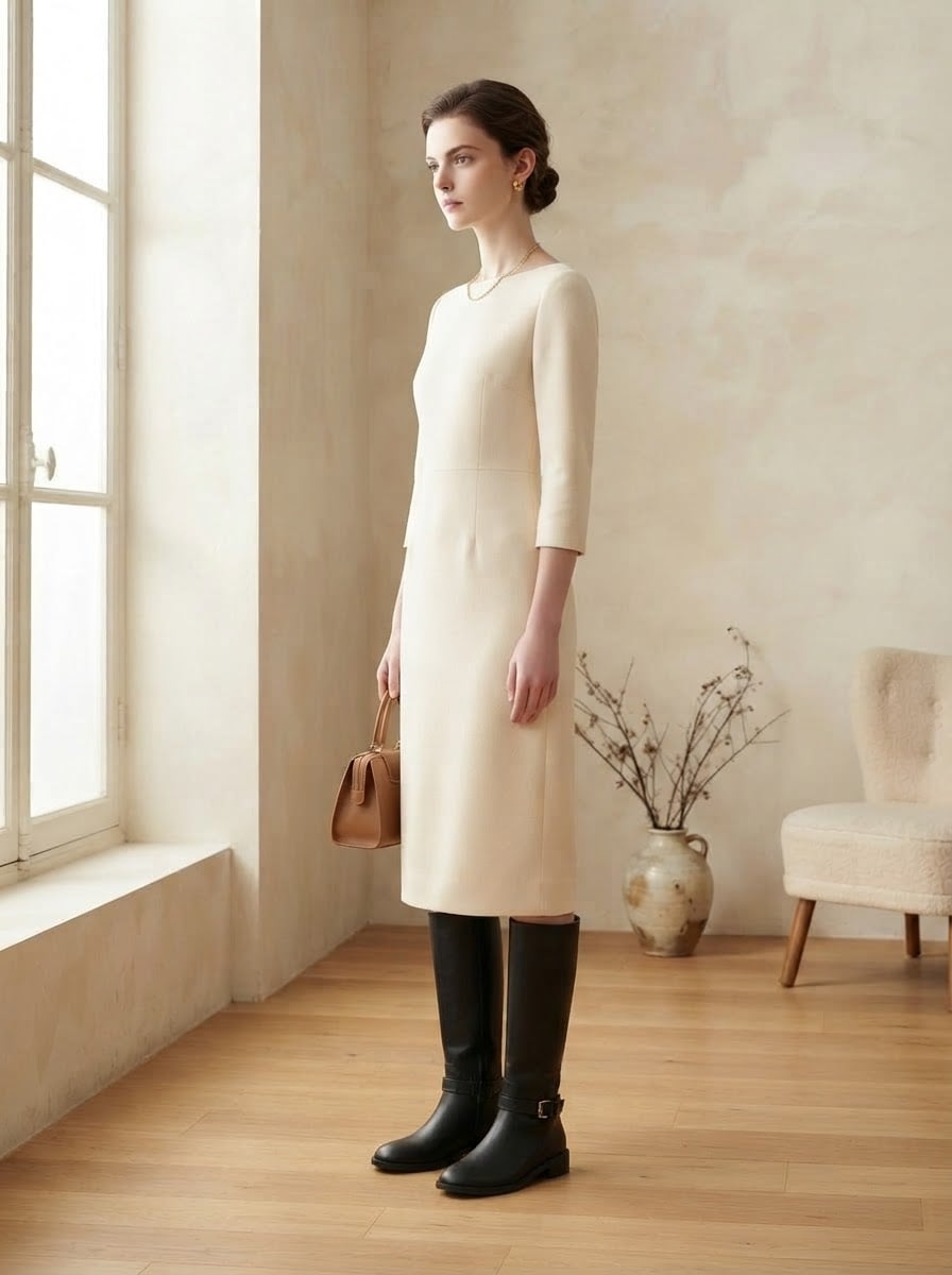 Isabelle - Chelsea Riding Boots - side view