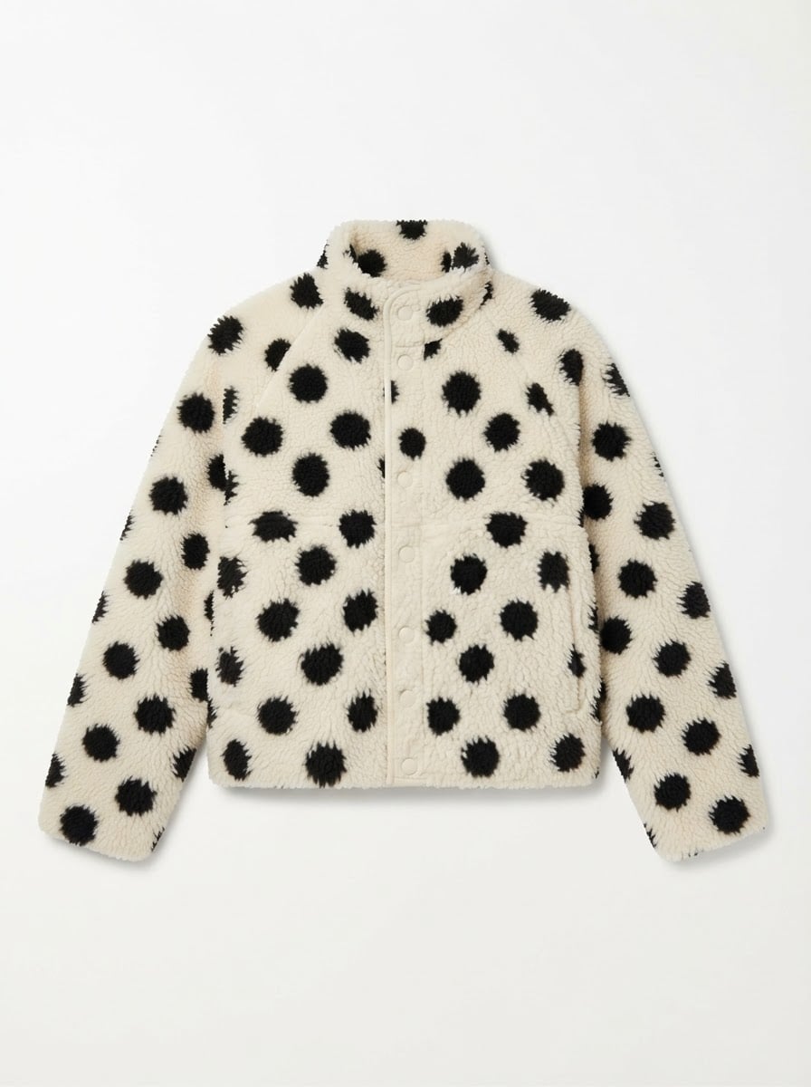 Isabelle - Luxe Faux Fur Coat for Winter - flat lay