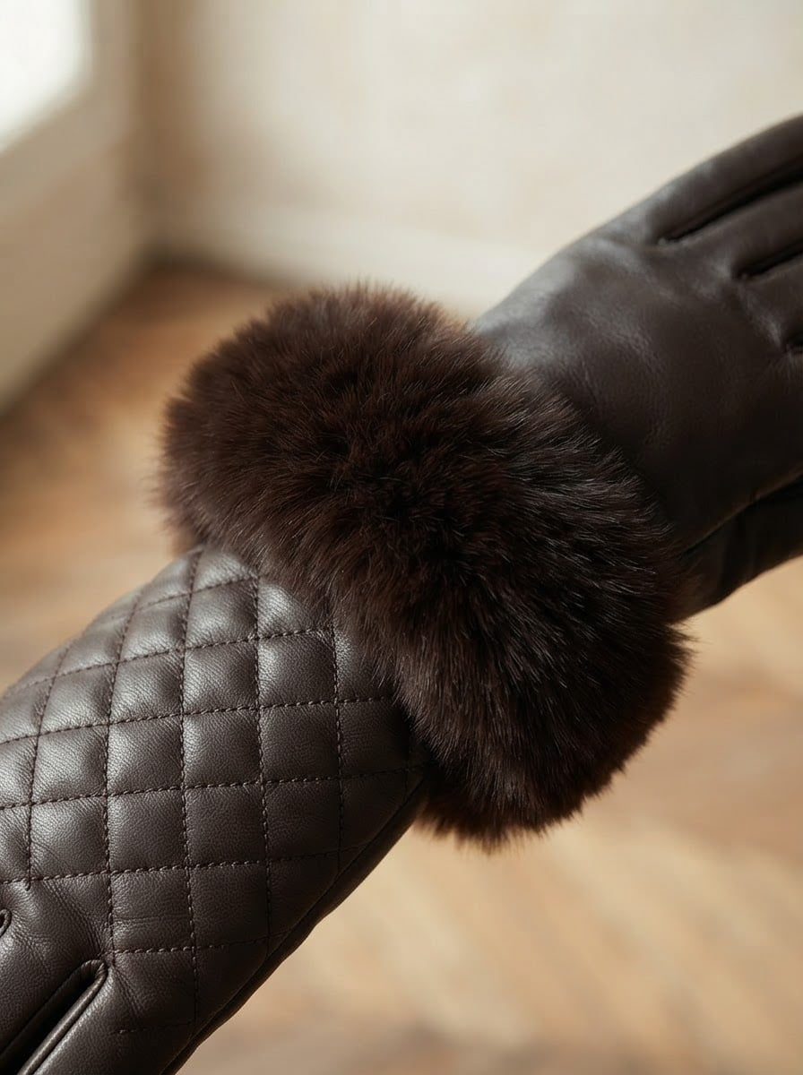 Isabelle - Luxe Winter Accessory - detail close-up