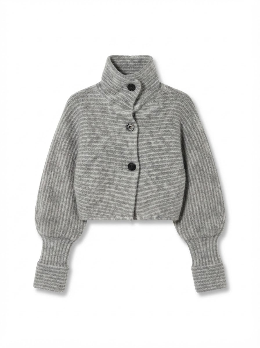 Isabelle - Oversized Chunky Knit Jumper - flat lay