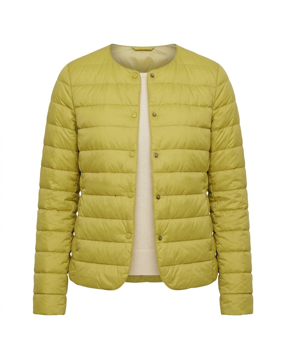 Isla | Effortless Quilted Jacket for Autumn/Winter — product white bg | Maison Perigee