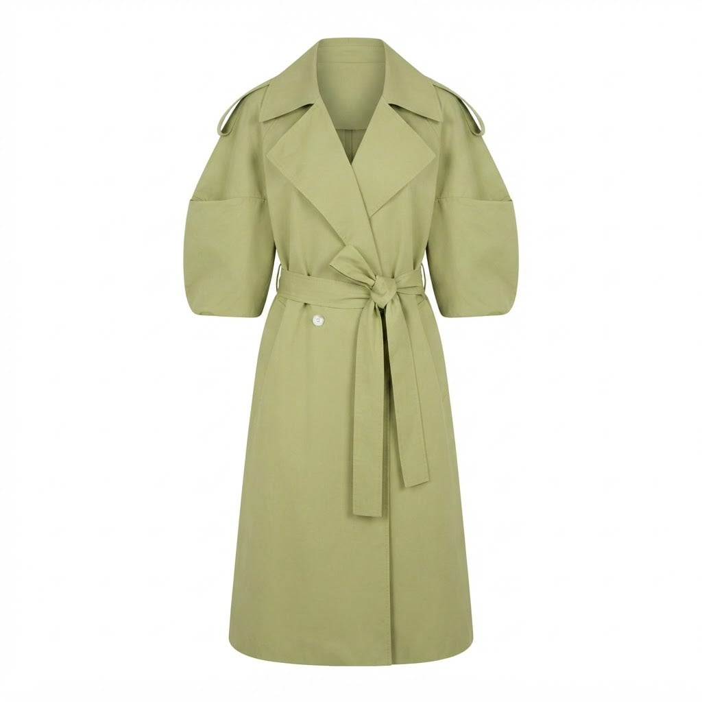 Isla | Elegant Belted Coat for Winter - Product Photo