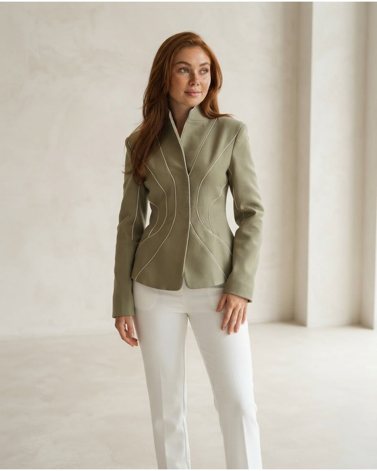 Isla | Elegant Blazer for Autumn/Winter - Front View