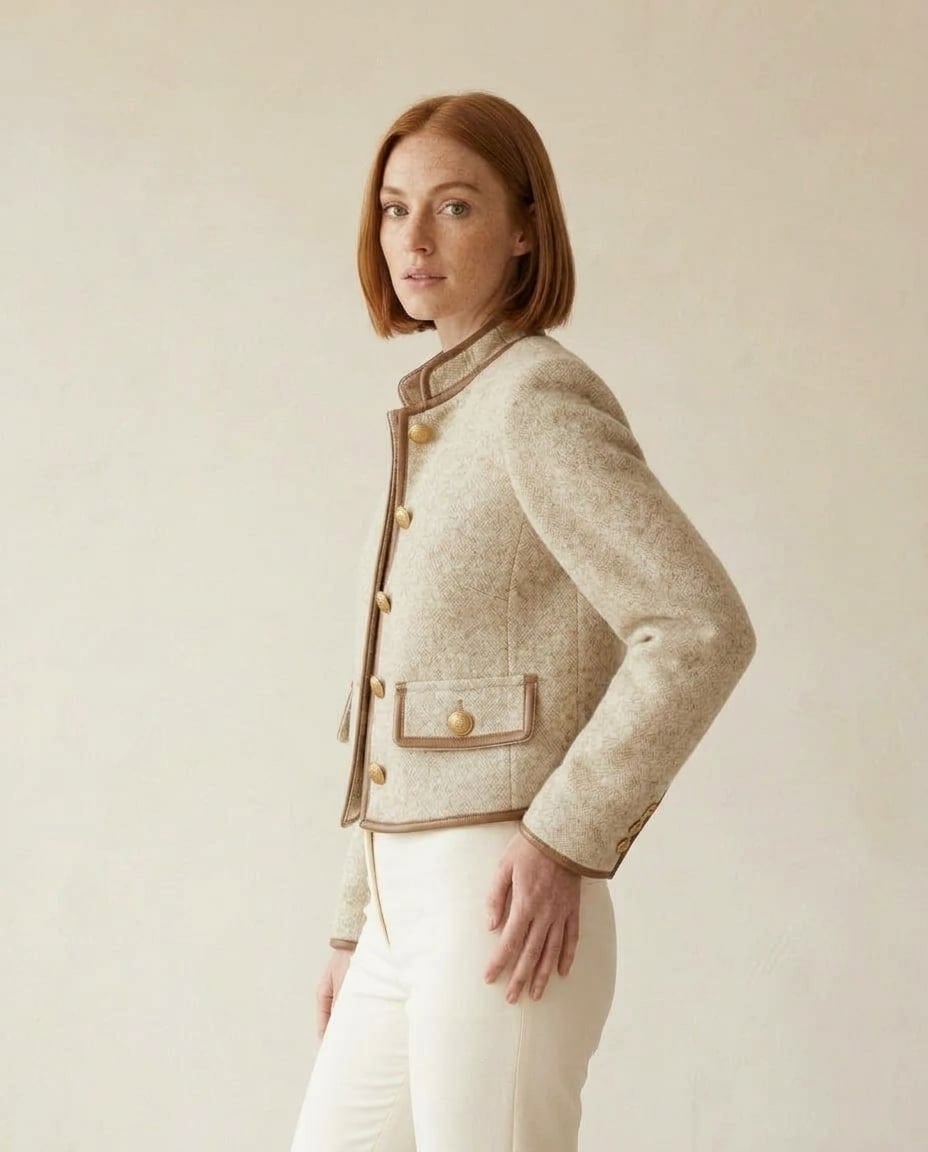 Isla | Elegant Jacket for Autumn/Winter — side | Maison Perigee