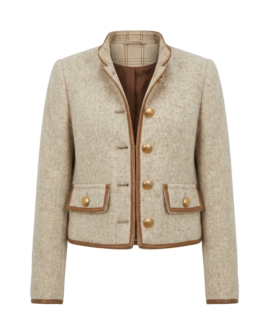 Isla | Elegant Jacket for Autumn/Winter — product white bg | Maison Perigee