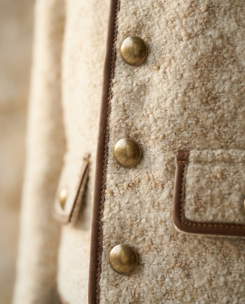 Isla | Elegant Jacket for Autumn/Winter — detail | Maison Perigee