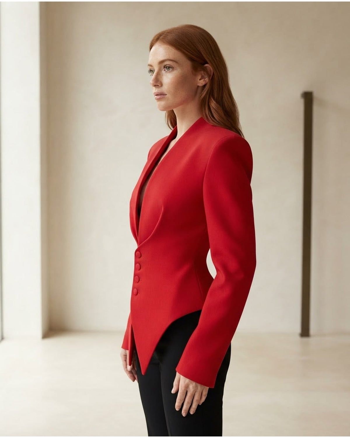 Isla | Sophisticated Blazer for Autumn/Winter - Side View