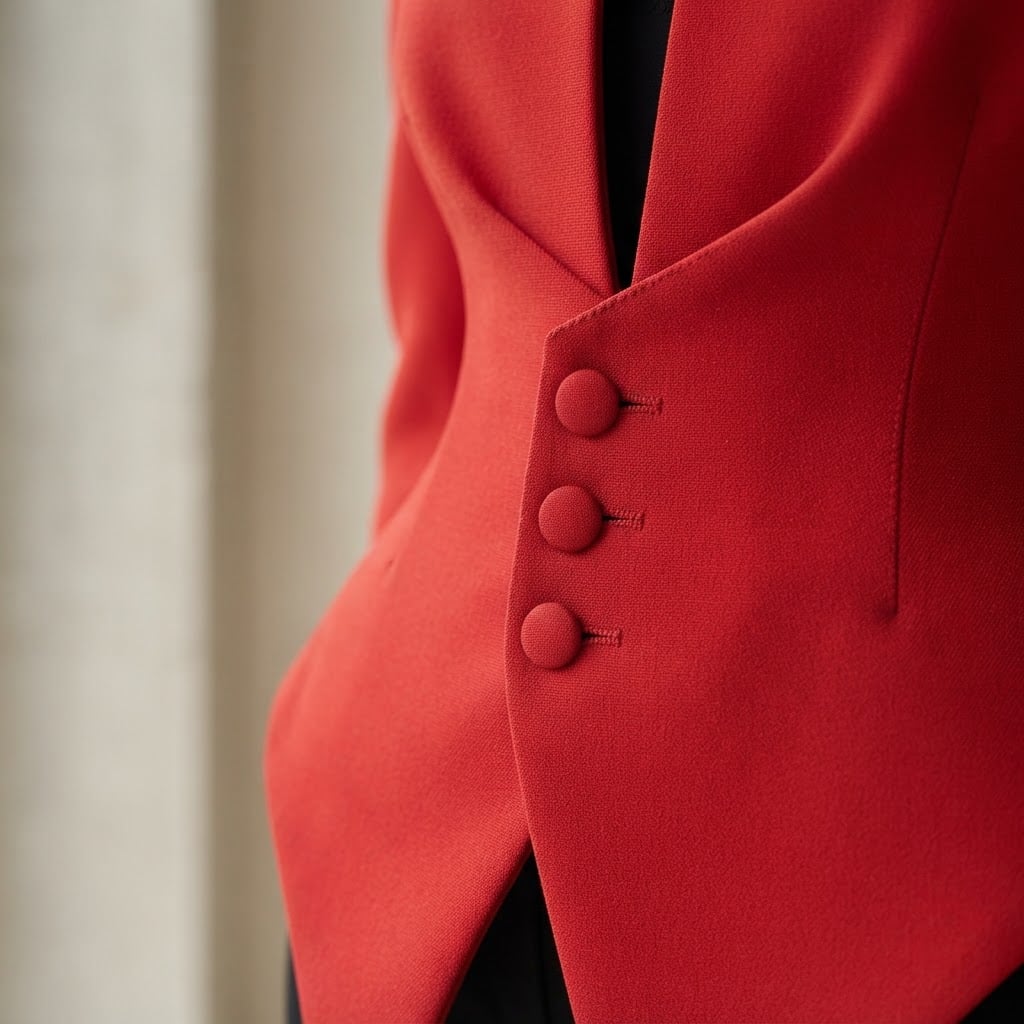 Isla | Sophisticated Blazer for Autumn/Winter - Detail Close-Up