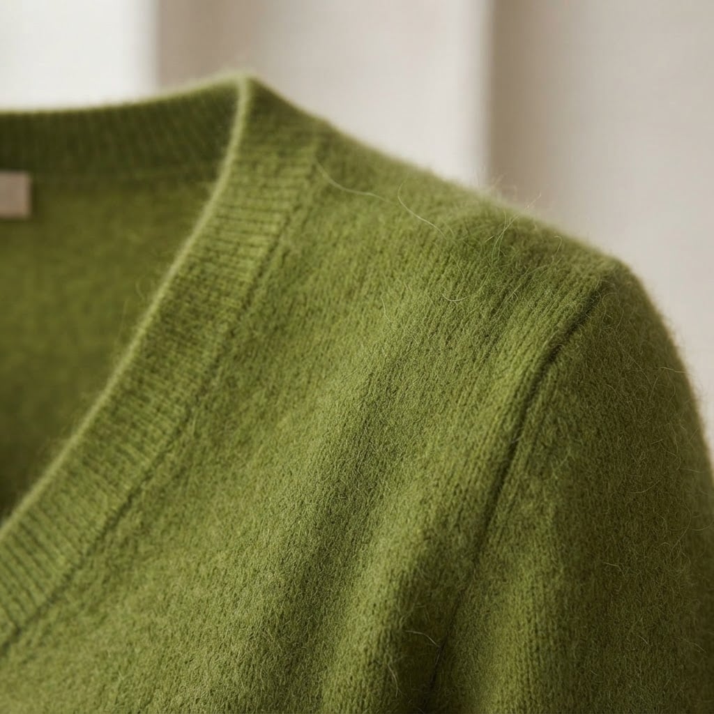 Isla | Timeless Knit Sweater for Autumn/Winter - Detail Close-Up