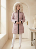 Lilou - Hooded Parka Coat for Winter - front view