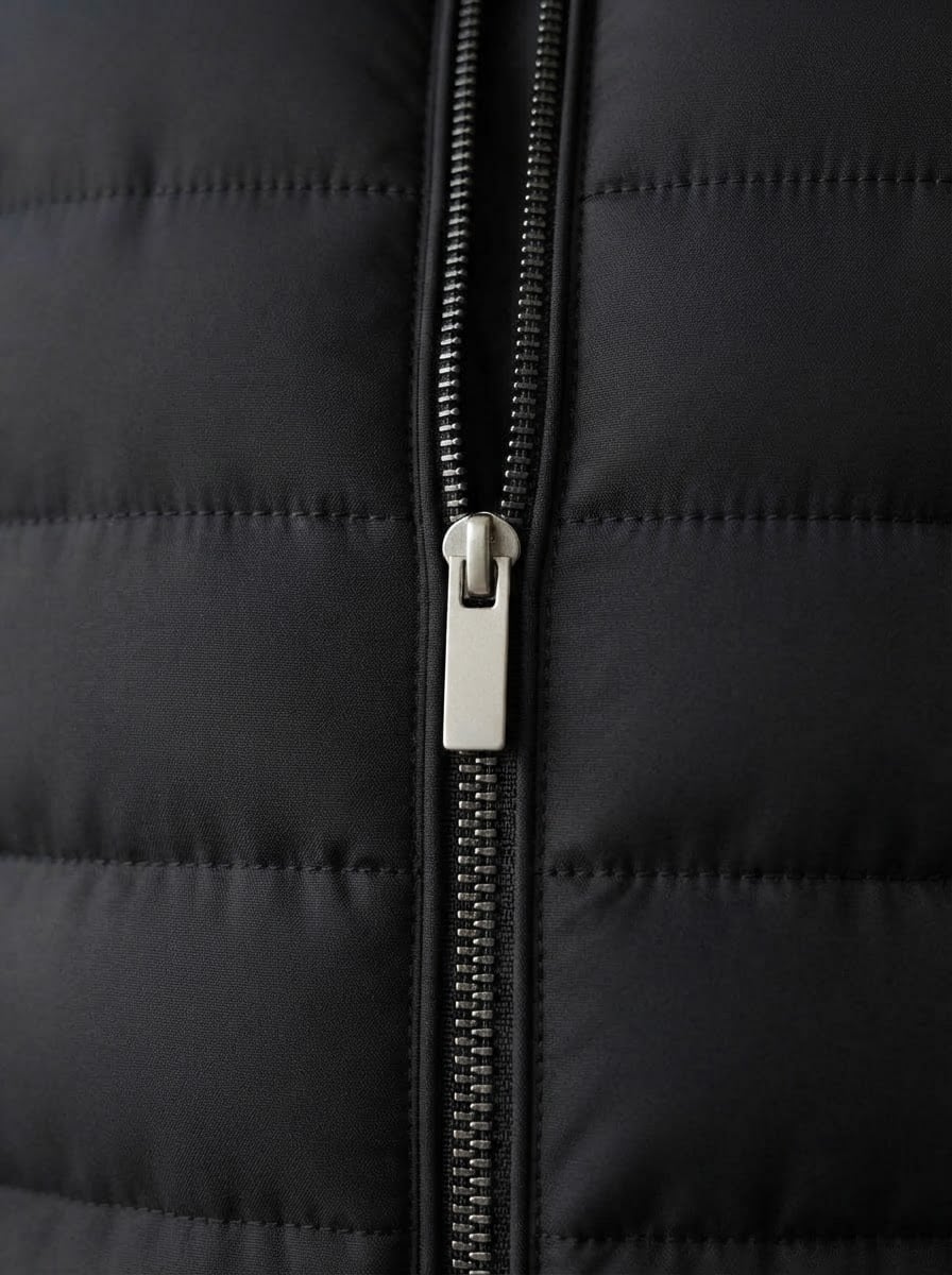 Lilou - Hooded Parka Coat for Winter - detail close-up