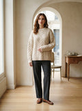 Lilou - Oversized Chunky Knit Jumper - front view