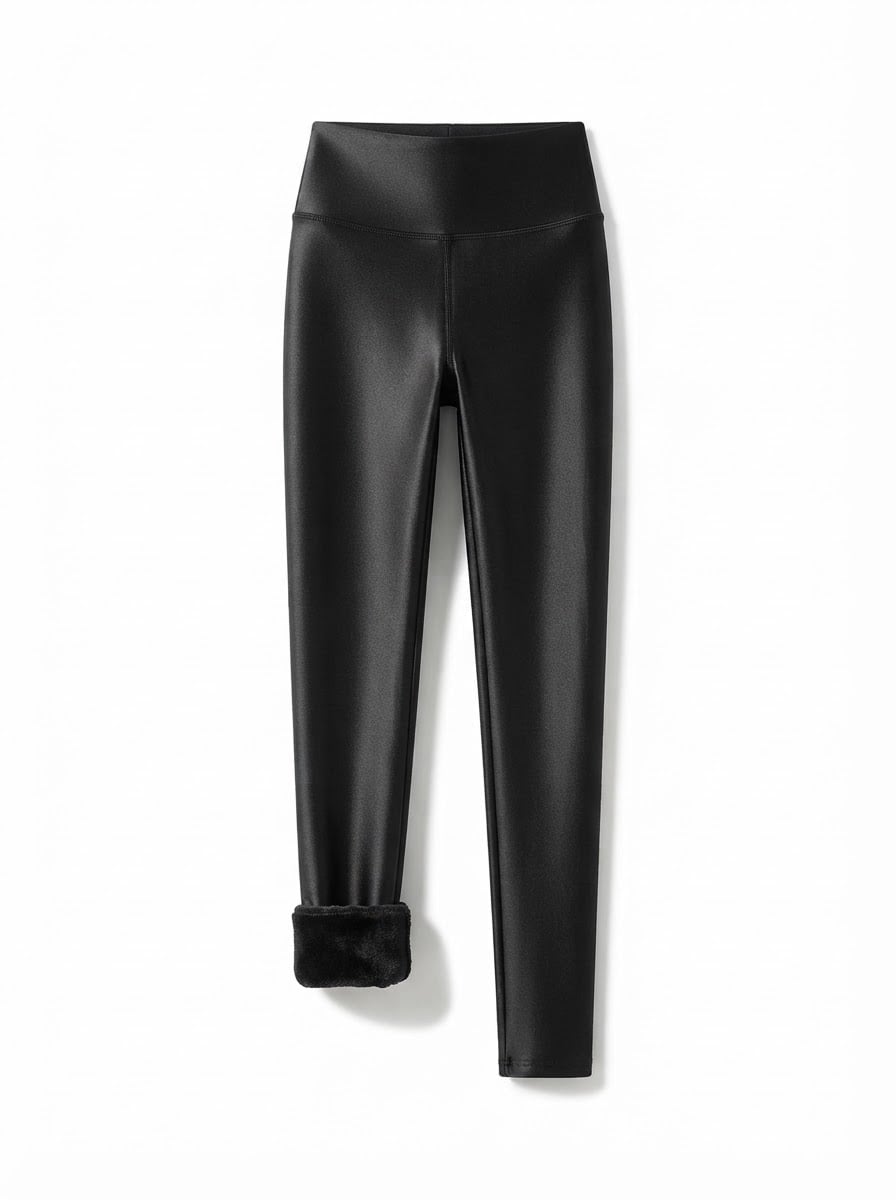 Lilou - Thermal Fleece Leggings - flat lay