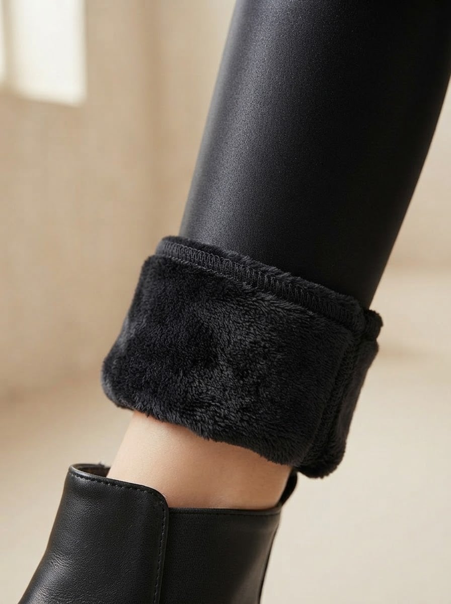 Lilou - Thermal Fleece Leggings - detail close-up