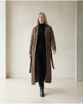 Lily | Elegant Cable-Knit Cardigan for Autumn/Winter - Front View