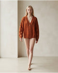 Lily | Elegant Cable-Knit Cardigan for Autumn/Winter - Front View