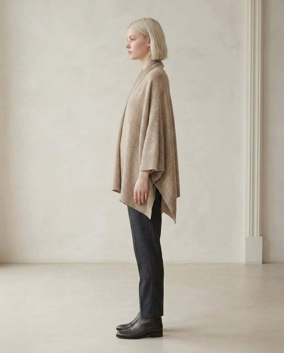 Lily | Elegant Cardigan for Autumn/Winter - Side View