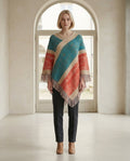 Lily | Elegant Poncho for Autumn/Winter - Front View
