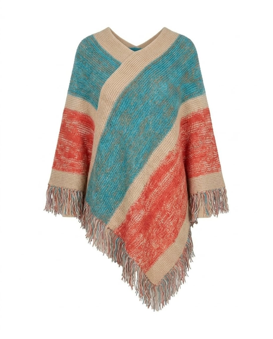Lily | Elegant Poncho for Autumn/Winter - Product Photo