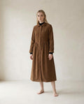 Lily | Refined Corduroy Coat for Winter — front | Maison Perigee