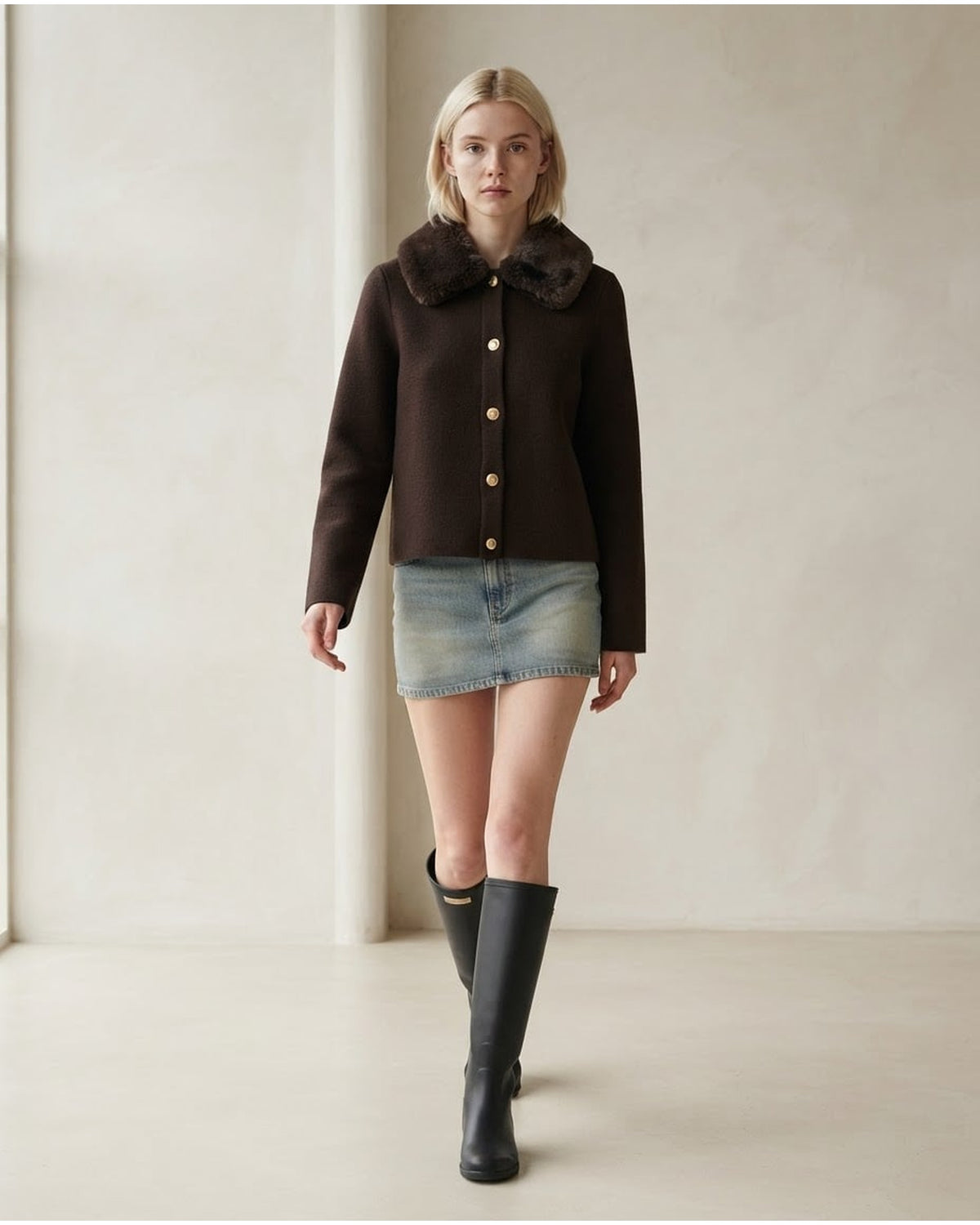 Lily | Sophisticated Jacket for Autumn/Winter - Front View