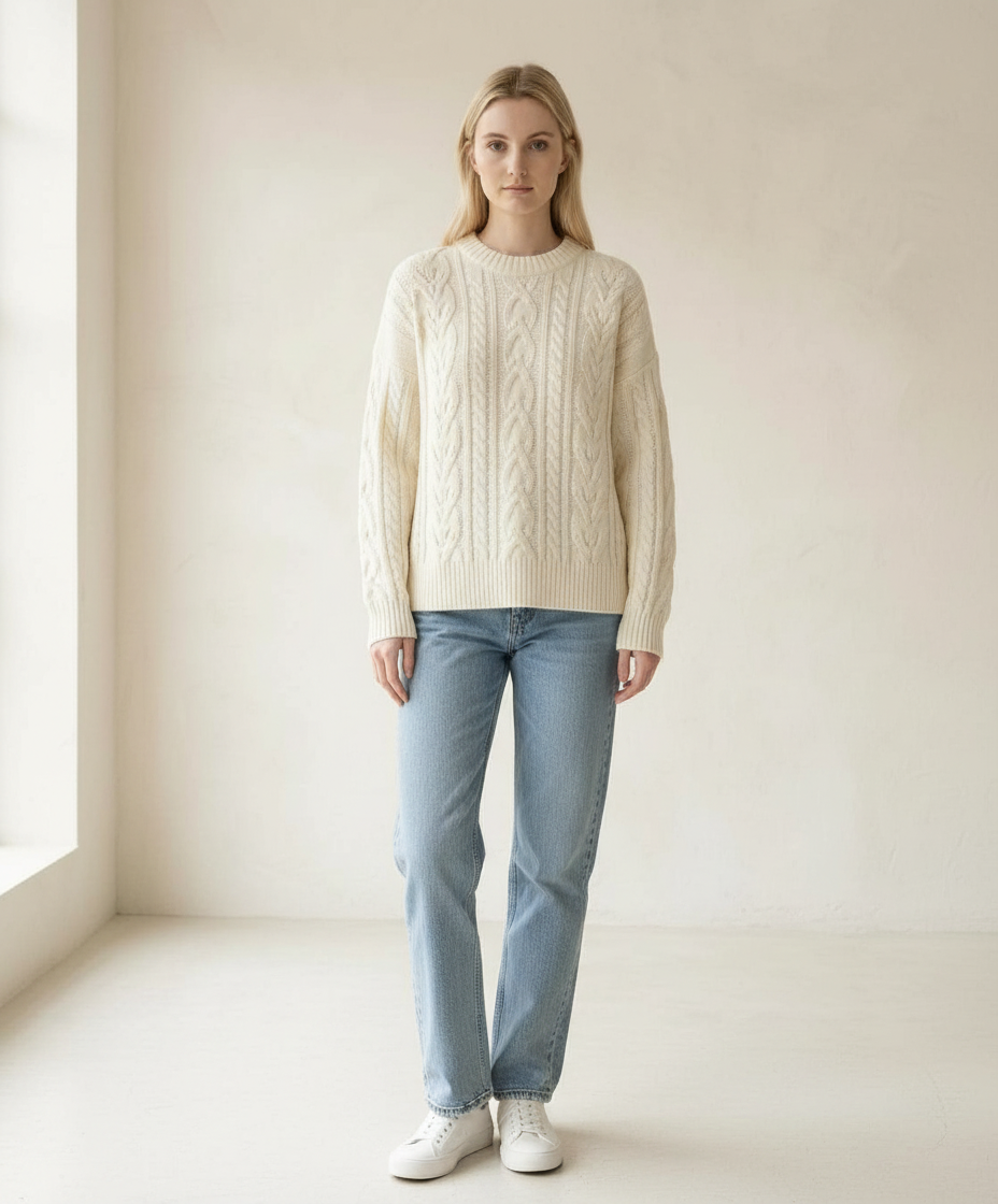 Lily | Timeless Cable Knit Sweater for Winter - part 1