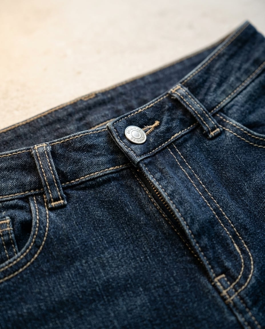 Lily | Timeless Flare Jeans — detail | Maison Perigee